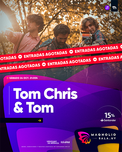 Tom Chris & Tom SAB 24 OCT - 21:00h en Magnolio Sala