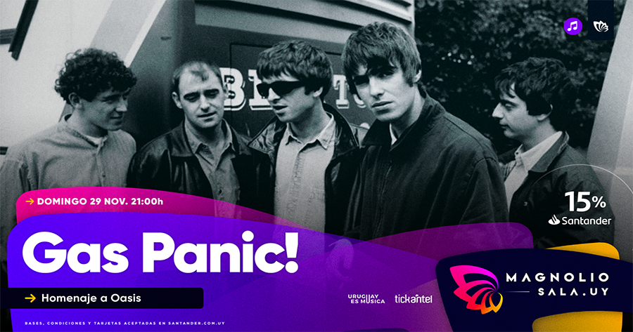 Gas Panic! - Homenaje a Oasis en Magnolio Sala