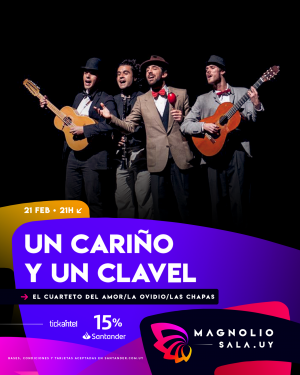 Cuarteto del amor - Con La Ovidio Tìteres Band y De Las Chapas en Magnolio Sala