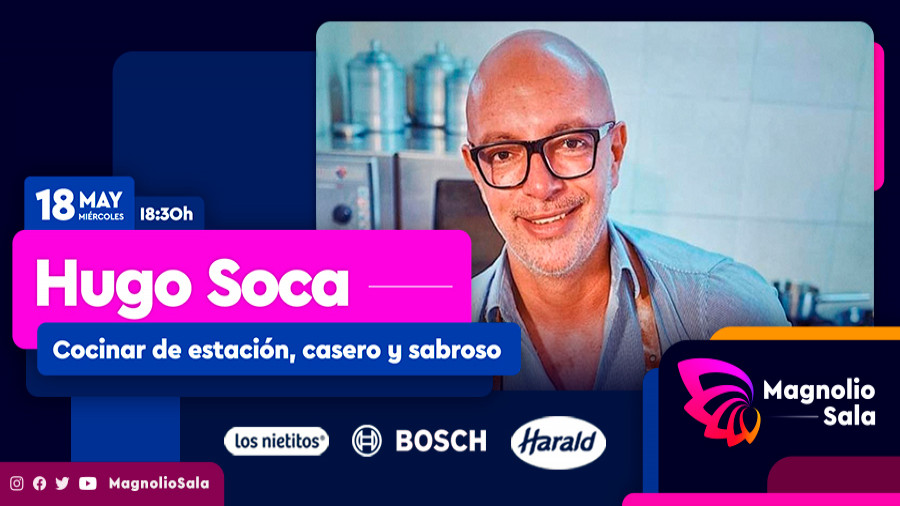 Hugo Soca - Cocinar de estación, casero y sabroso en Magnolio Sala