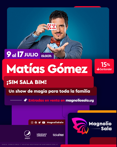 Matías Gómez  ¡SIM SALA BIM! - Un show de magia para toda la familia en Magnolio Sala