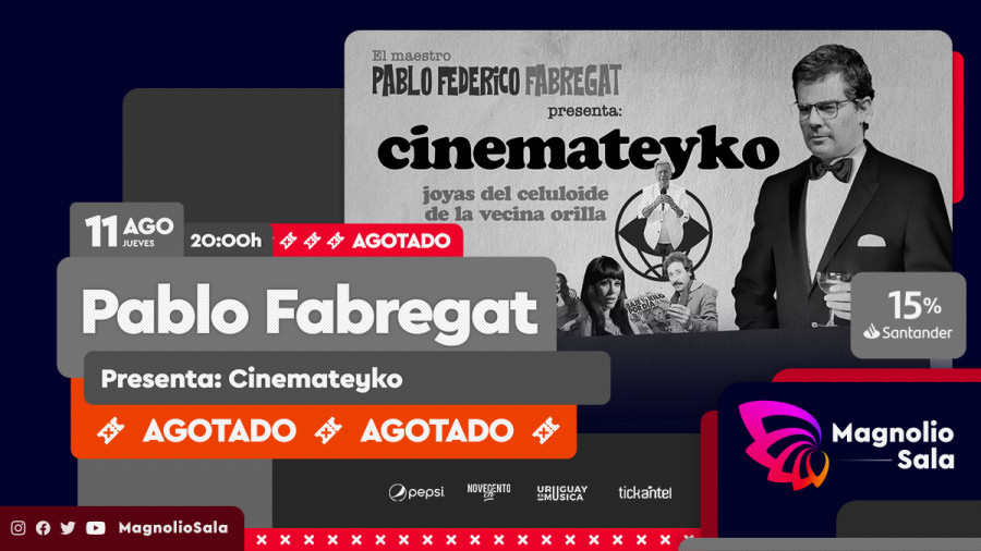 Cinemateyko - Un festival del mejor cine argentino con la curaduría del mejor comunicador del país: Pablo Federico Fabregat en Magnolio Sala