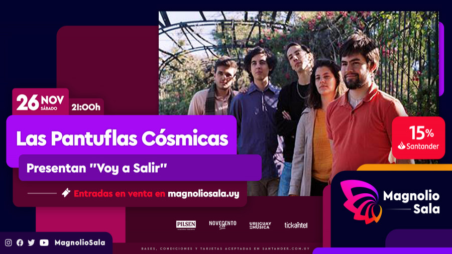 Las Pantuflas Cósmicas - Presentan "Voy a salir" en Magnolio Sala
