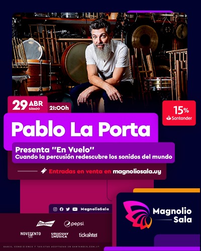 Pablo La Porta - Presenta "En vuelo" en Magnolio Sala