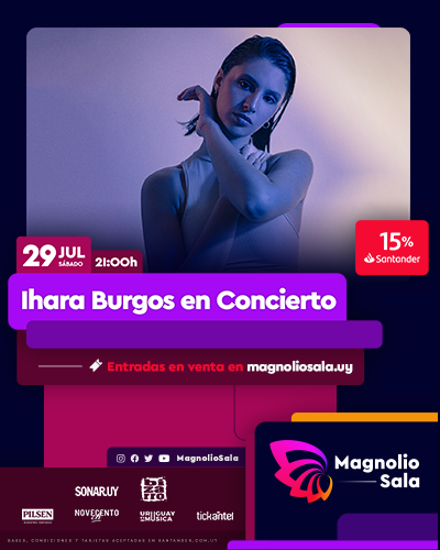Ihara Burgos en Concierto SAB 29 JUL - 21:00h en Magnolio Sala