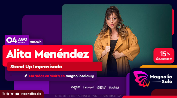 Alita Menéndez - Stand Up Improvisado en Magnolio Sala