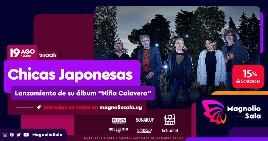 Chicas Japonesas - Lanzamiento de su álbum "Niña Calavera" en Magnolio Sala