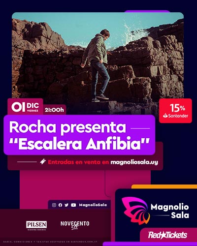Rocha - Presenta "Escalera Anfibia" en Magnolio Sala