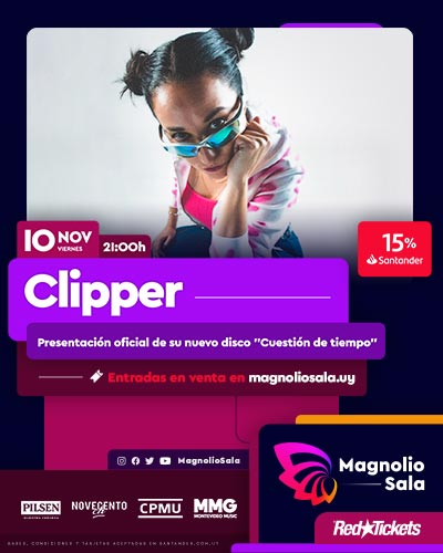 Clipper - Presentación oficial de su nuevo disco "Cuestión de tiempo" en Magnolio Sala