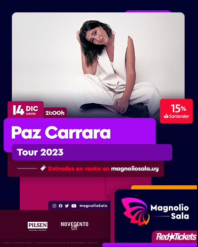 Paz Carrara - Tour 2023 en Magnolio Sala