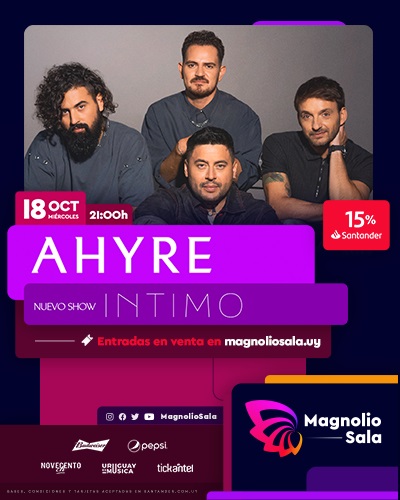 AHYRE - Nuevo show íntimo en Magnolio Sala