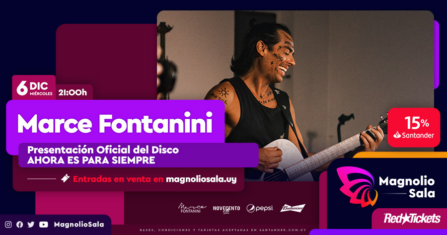 Marce Fontanini - Presentación Oficial del Disco "AHORA ES PARA SIEMPRE" en Magnolio Sala
