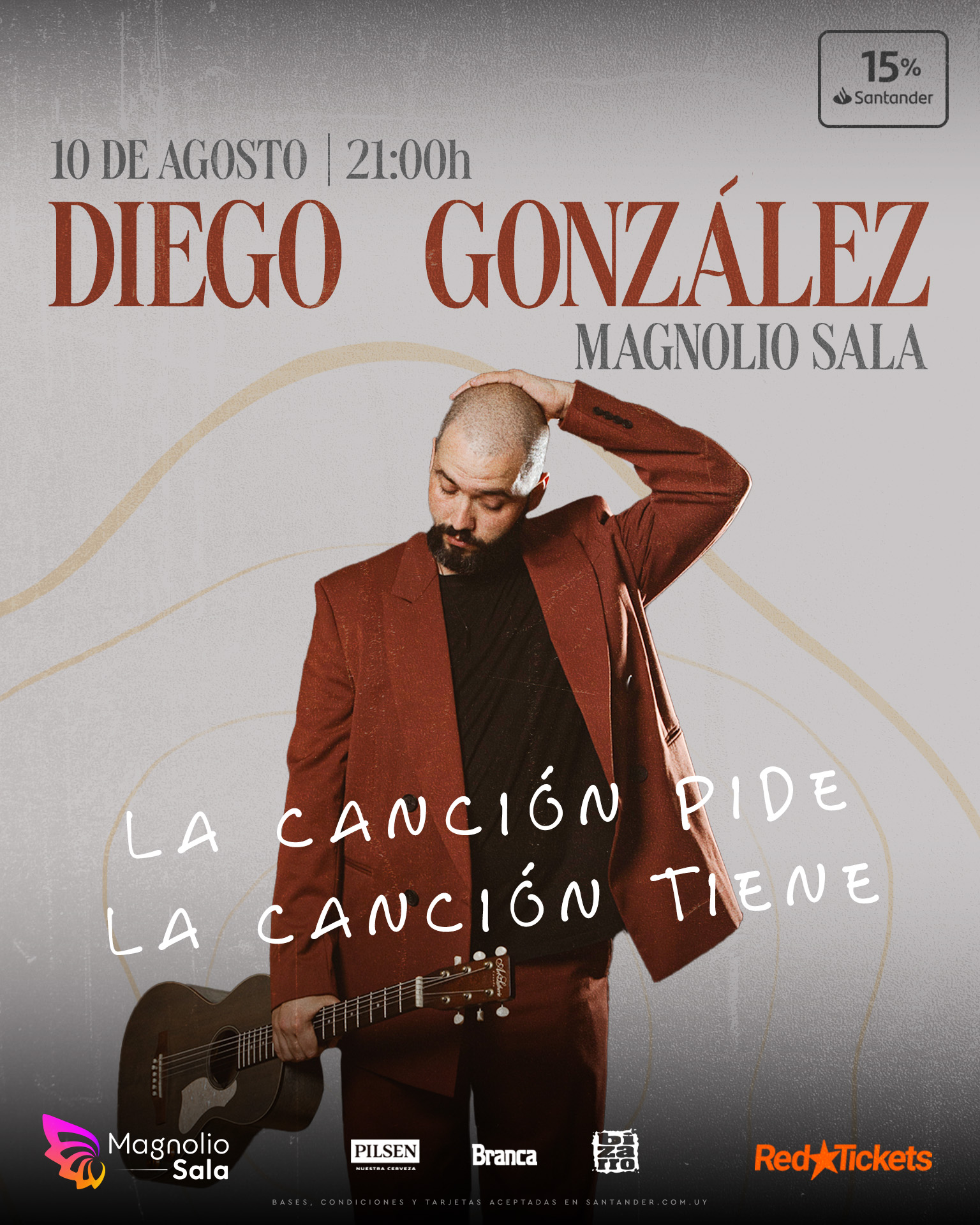 Diego González - La Canción Pide - La Canción Tiene en Magnolio Sala