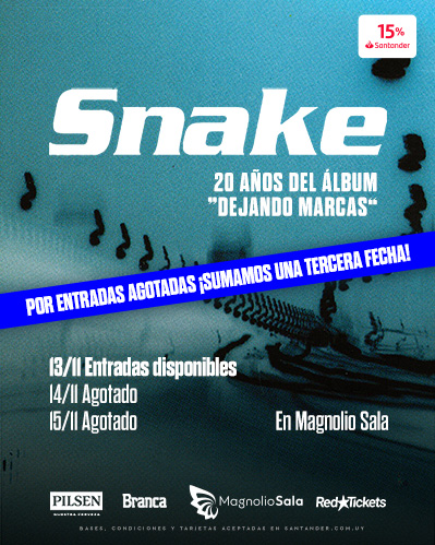 Snake - 20 años del álbum "Dejando marcas" en Magnolio Sala