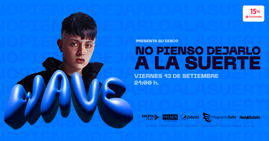 WAVE - Presenta su disco: No Pienso Dejarlo A La Suerte en Magnolio Sala