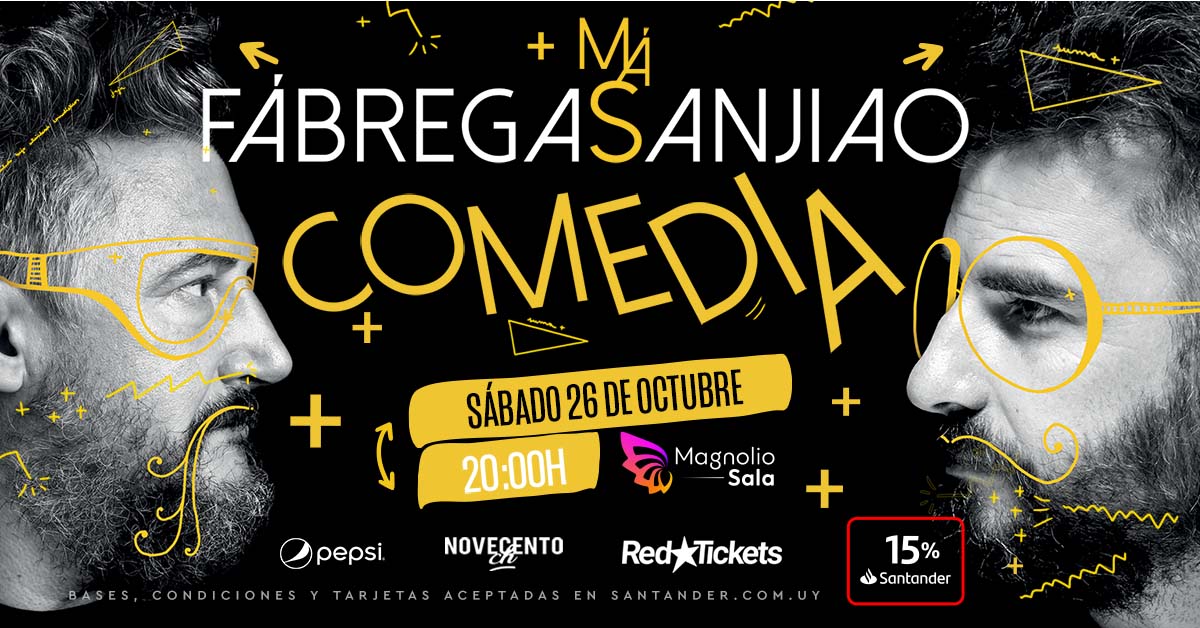 Fábregas + Sanjiao - Presentan su nuevo show de comedia juntos en Magnolio Sala