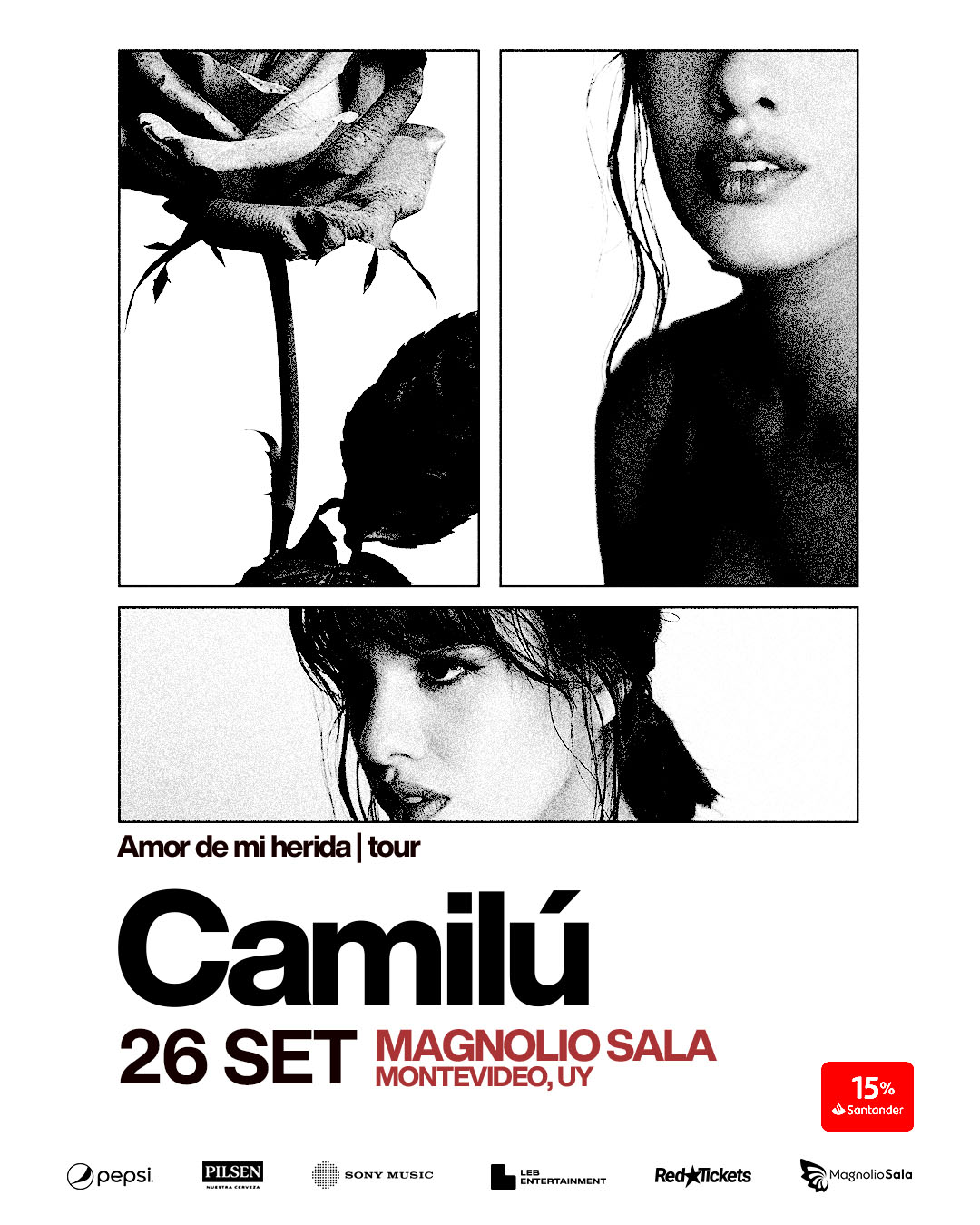 Camilú - Camilú, presenta: "Amor de mi herida", su tercer álbum de estudio, en un show íntimo y vibrante en Magnolio Sala