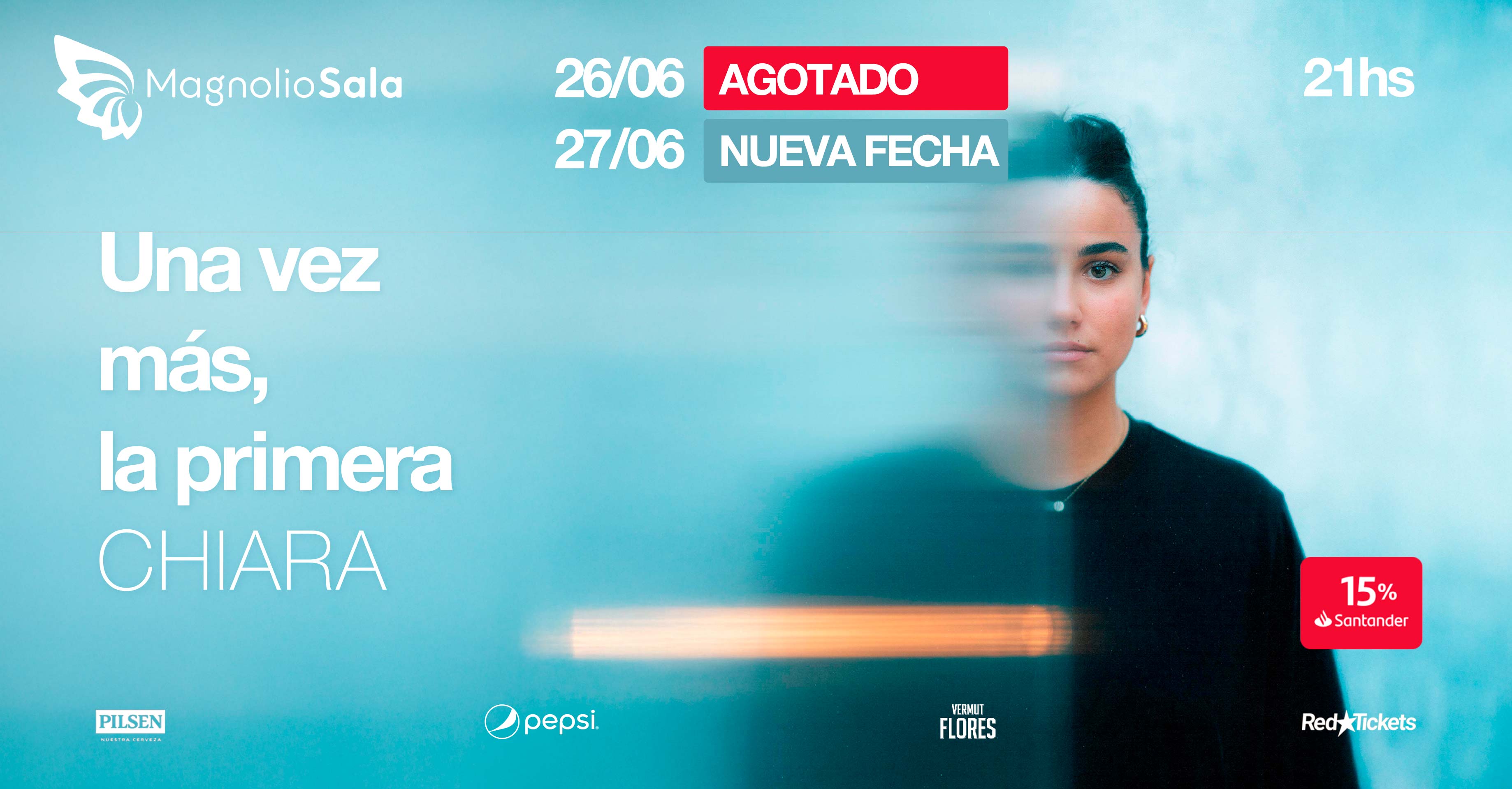 Una vez más, la primera CHIARA - Chiara presenta un show acústico donde cada canción encuentra una nueva forma de contarse en Magnolio Sala