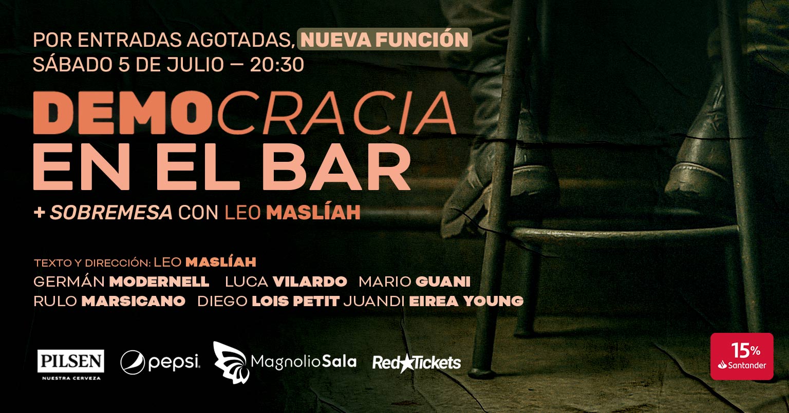 DEMOCRACIA EN EL BAR - Sobremesa con Leo Maslíah en Magnolio Sala