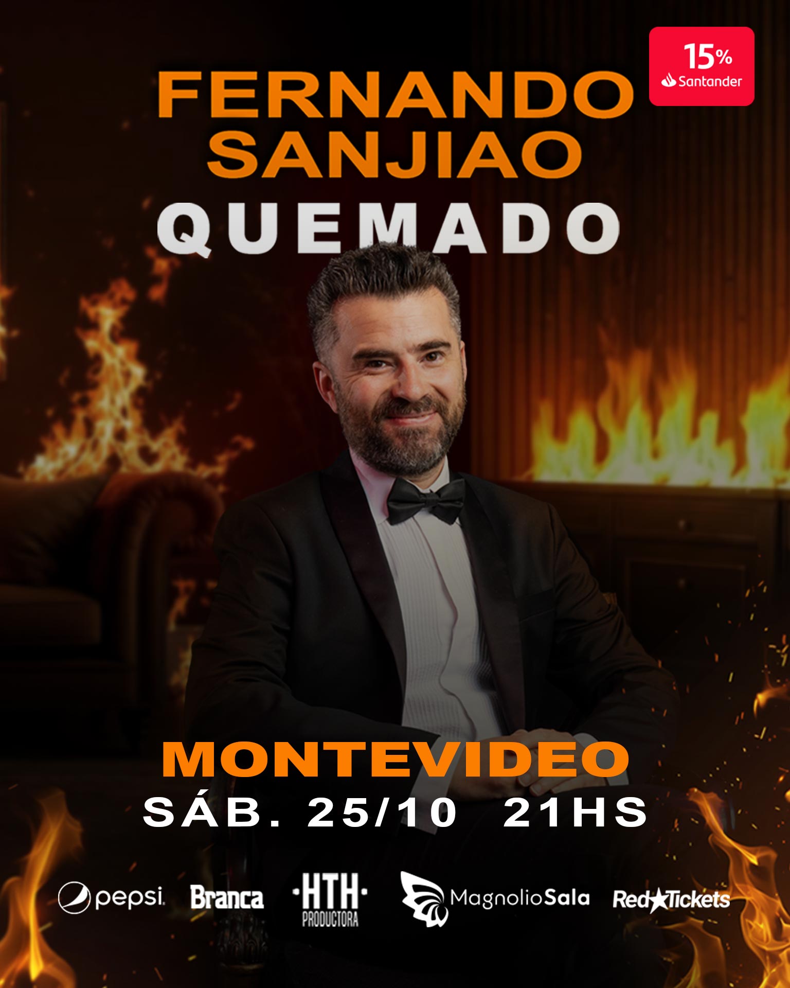 Fernando Sanjiao - Quemado - Fernando Sanjiao presenta su nuevo show de stand up en Magnolio Sala