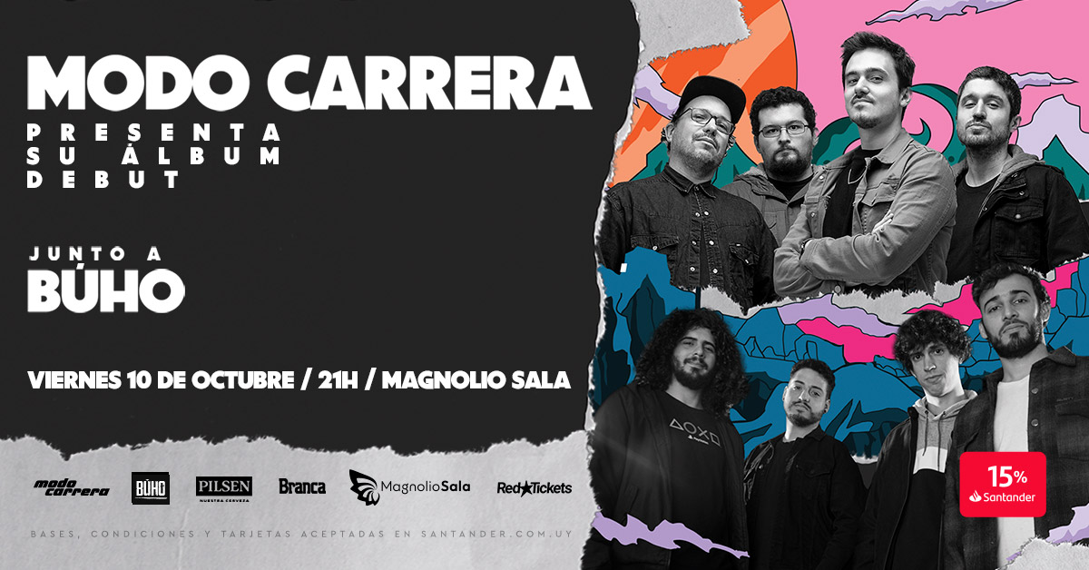 Modo Carrera presenta su álbum debut - Junto a Búho en Magnolio Sala