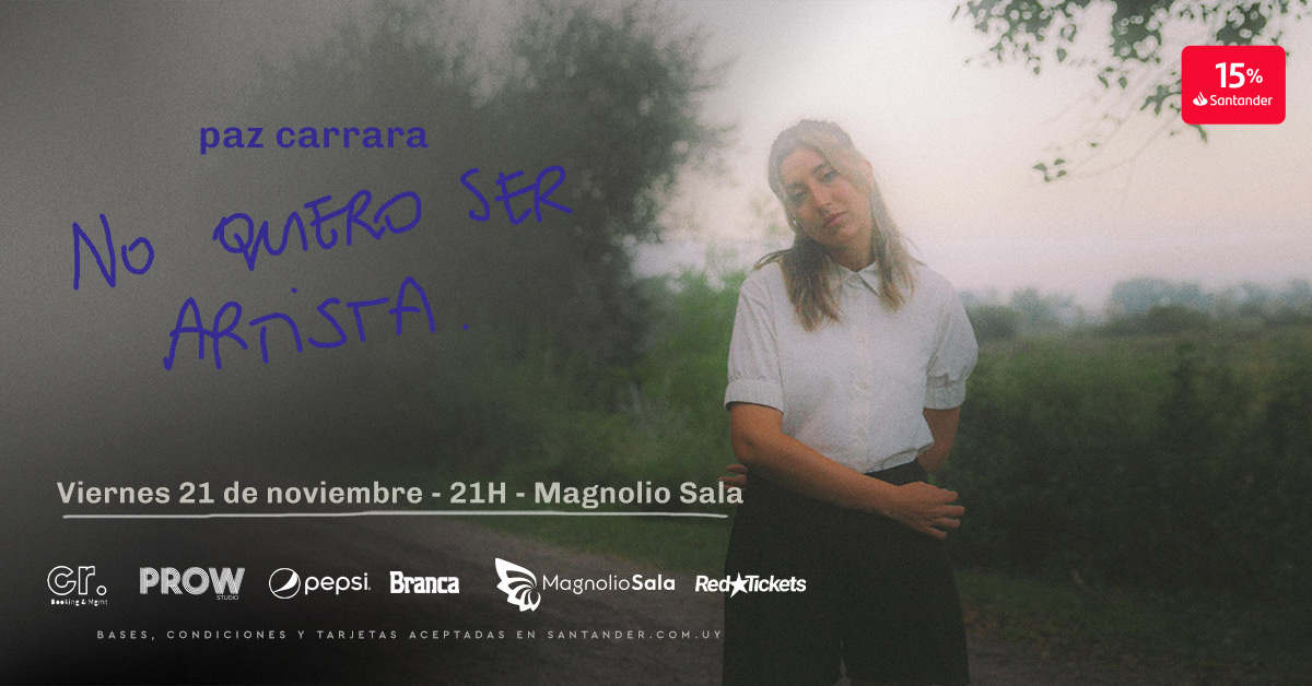 Paz Carrara - No quiero ser artista en Magnolio Sala