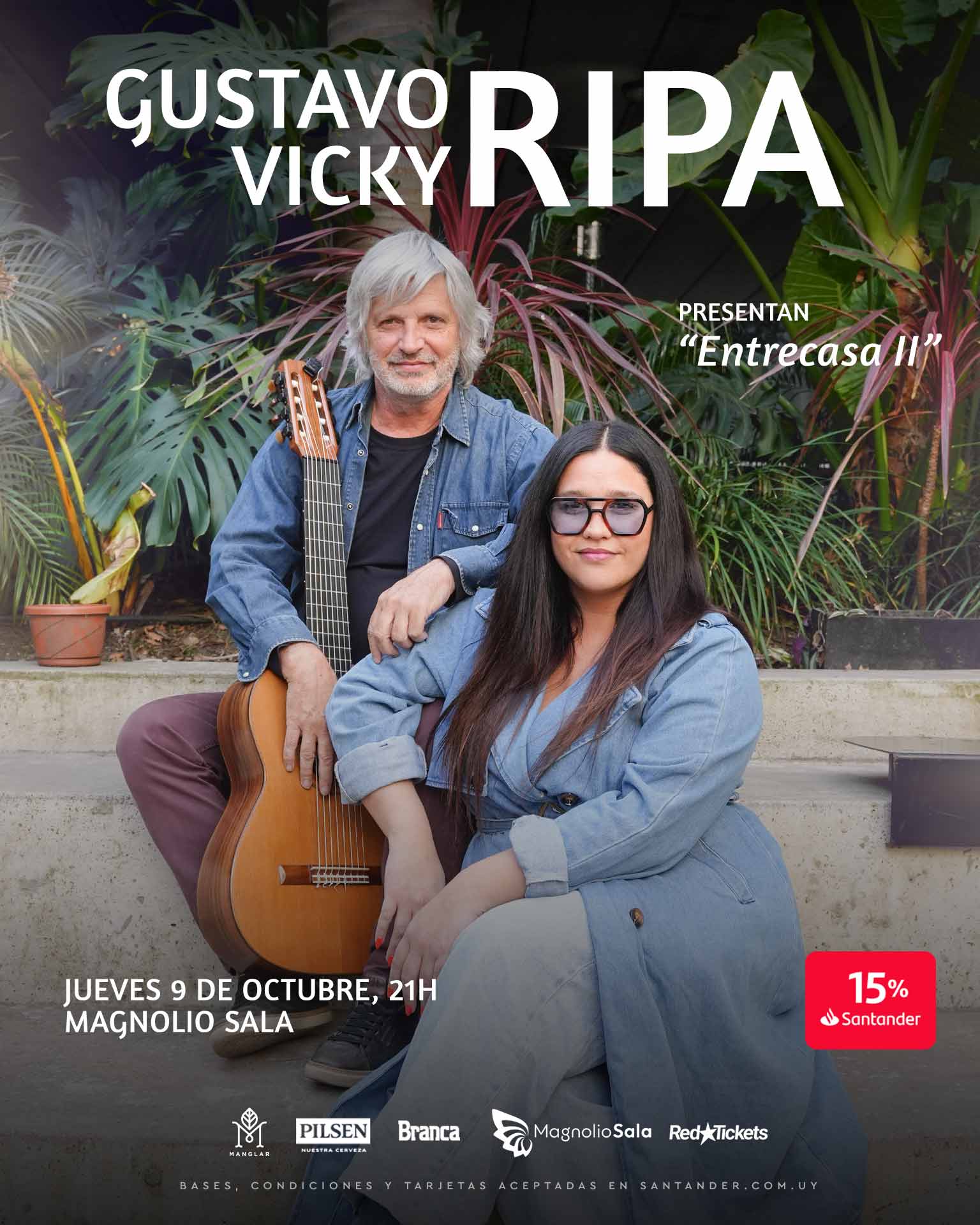 Gustavo y Vicky Ripa - Entrecasa II en Magnolio Sala