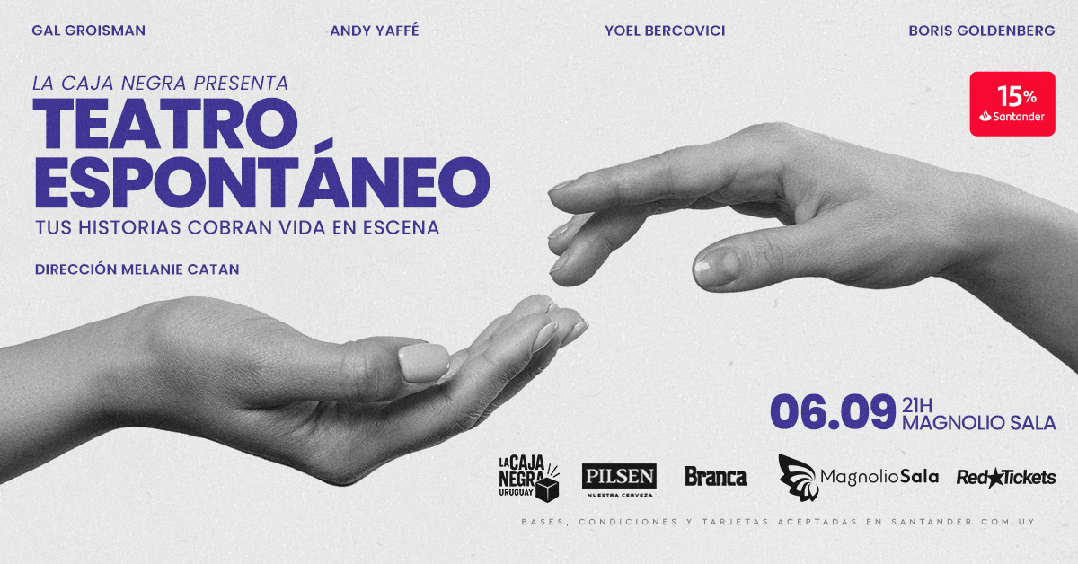 La Caja Negra - Teatro Espontáneo: tus historias cobran vida en escena en Magnolio Sala