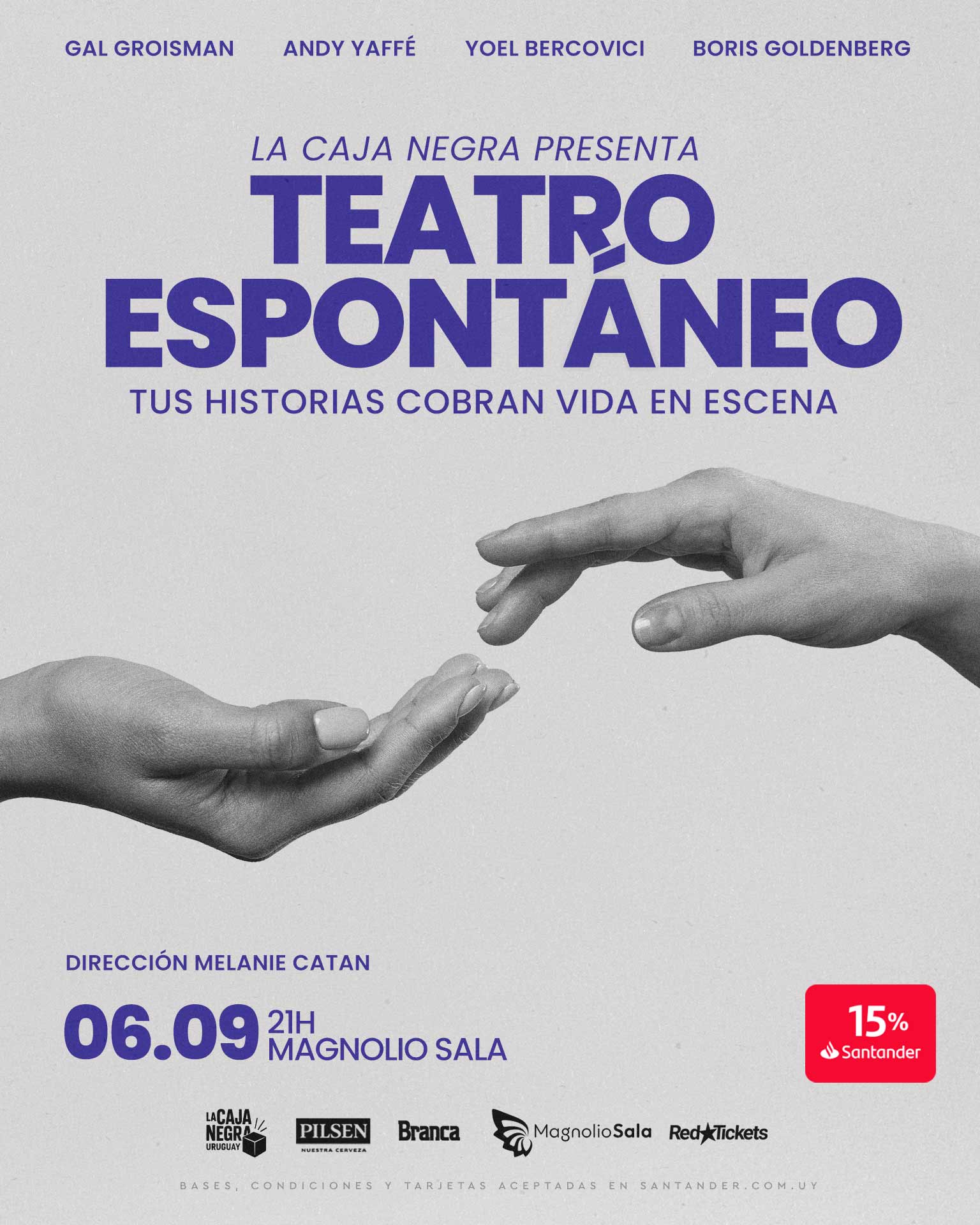 La Caja Negra - Teatro Espontáneo: tus historias cobran vida en escena en Magnolio Sala