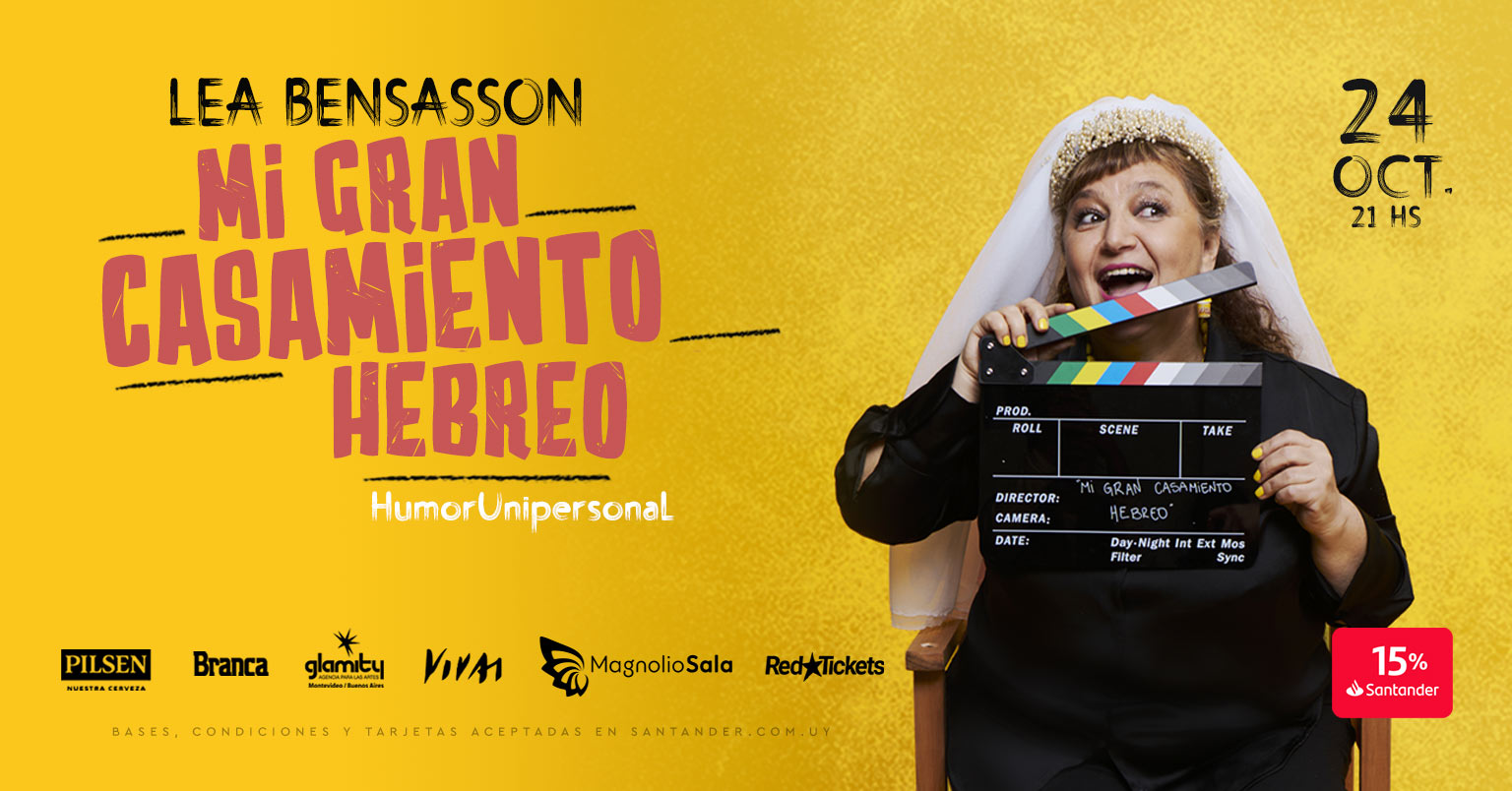 LEA BENSASSON - Mi gran casamiento hebreo - HumorUnipersonal en Magnolio Sala