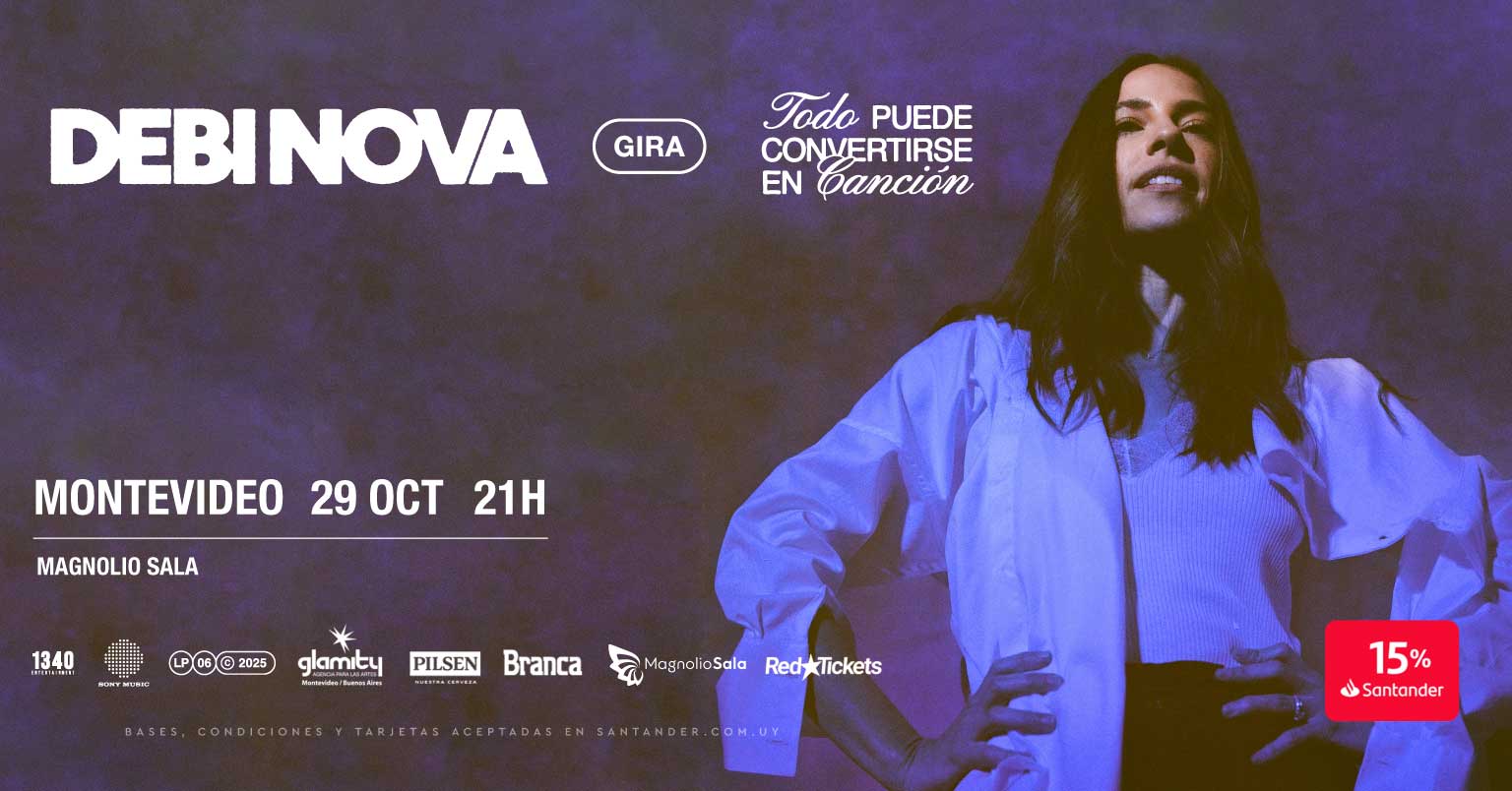 Debi Nova - Gira Todo puede convertirse en canción en Magnolio Sala