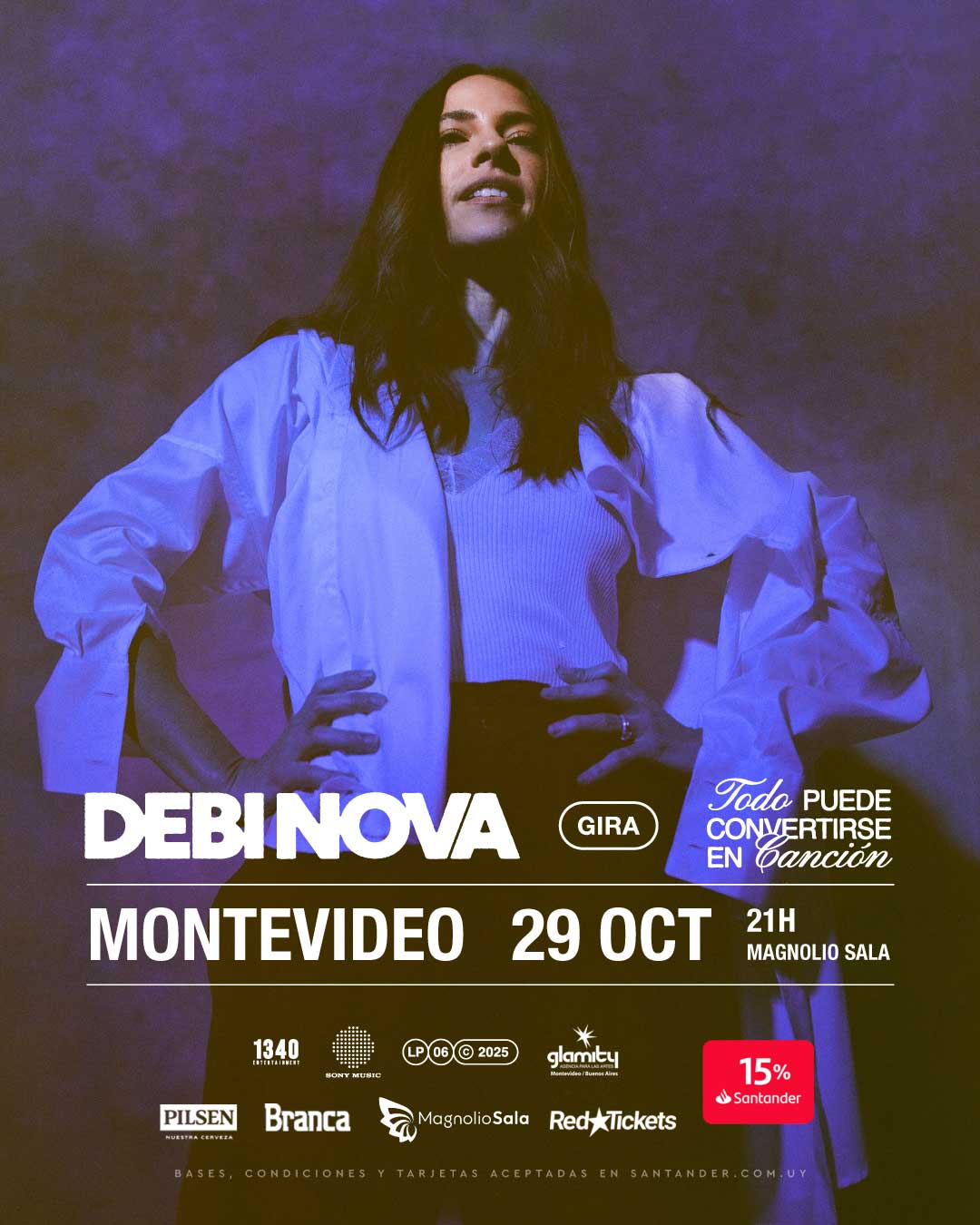 Debi Nova - Gira Todo puede convertirse en canción en Magnolio Sala