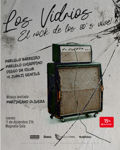Los Vidrios - El rock de los 80's vive! - - en Magnolio Sala