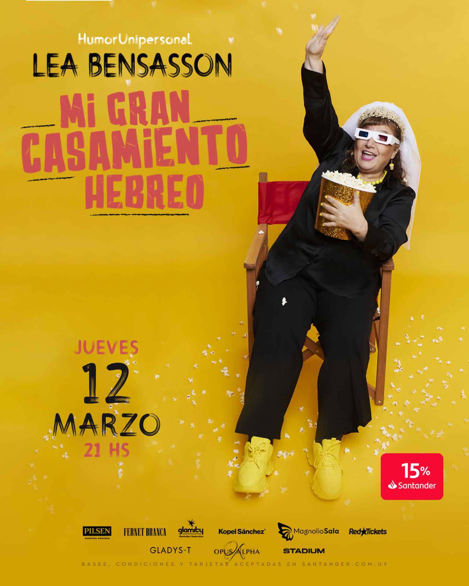 LEA BENSASSON - Mi gran casamiento hebreo - HumorUnipersonal en Magnolio Sala