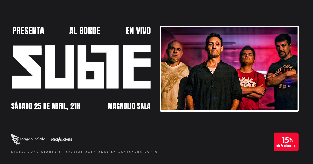 SUBTE - Presenta “Al Borde” en vivo en Magnolio Sala