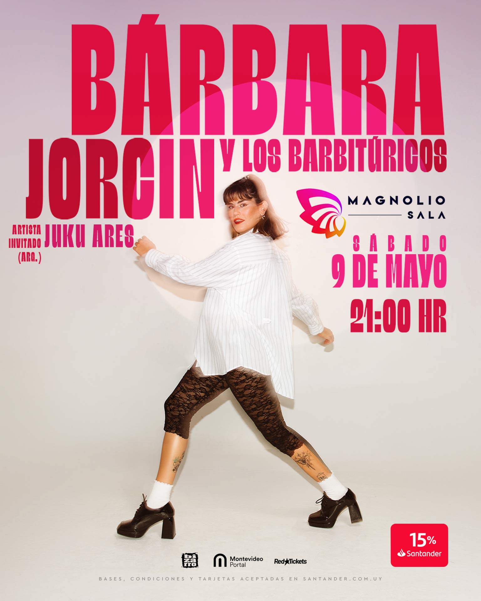 Bárbara Jorcin & Los Barbitúricos - Invitado especial abriendo la noche: Juku Ares (Arg). en Magnolio Sala