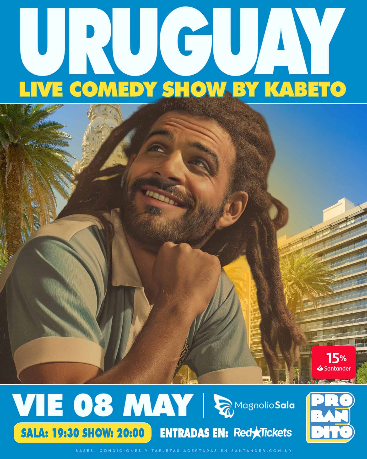Live Comedy Show By Kabeto - URUGUAY - - en Magnolio Sala