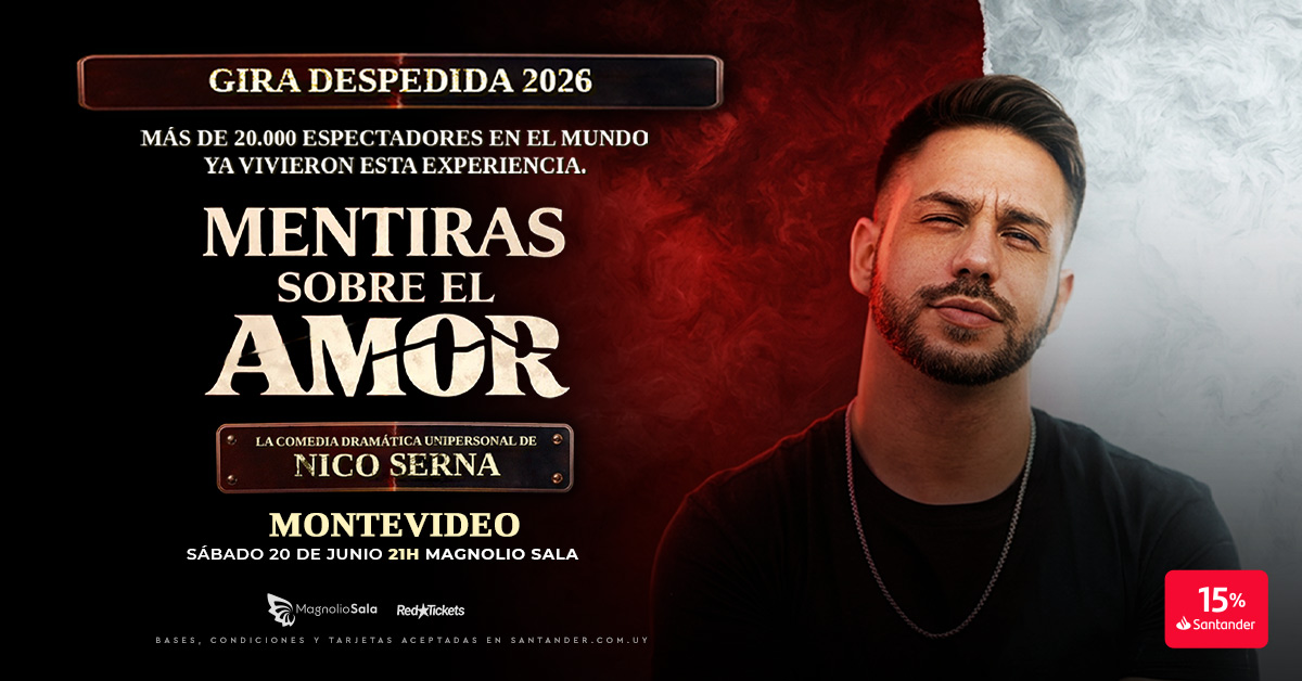 NICO SERNA - MENTIRAS SOBRE EL AMOR - Hay noches en las que no sabés exactamente por qué, pero sentís que tenías que estar ahí en Magnolio Sala