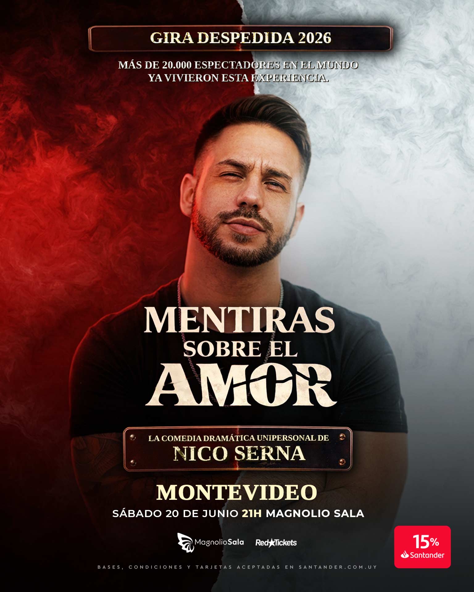 NICO SERNA - MENTIRAS SOBRE EL AMOR - Hay noches en las que no sabés exactamente por qué, pero sentís que tenías que estar ahí en Magnolio Sala