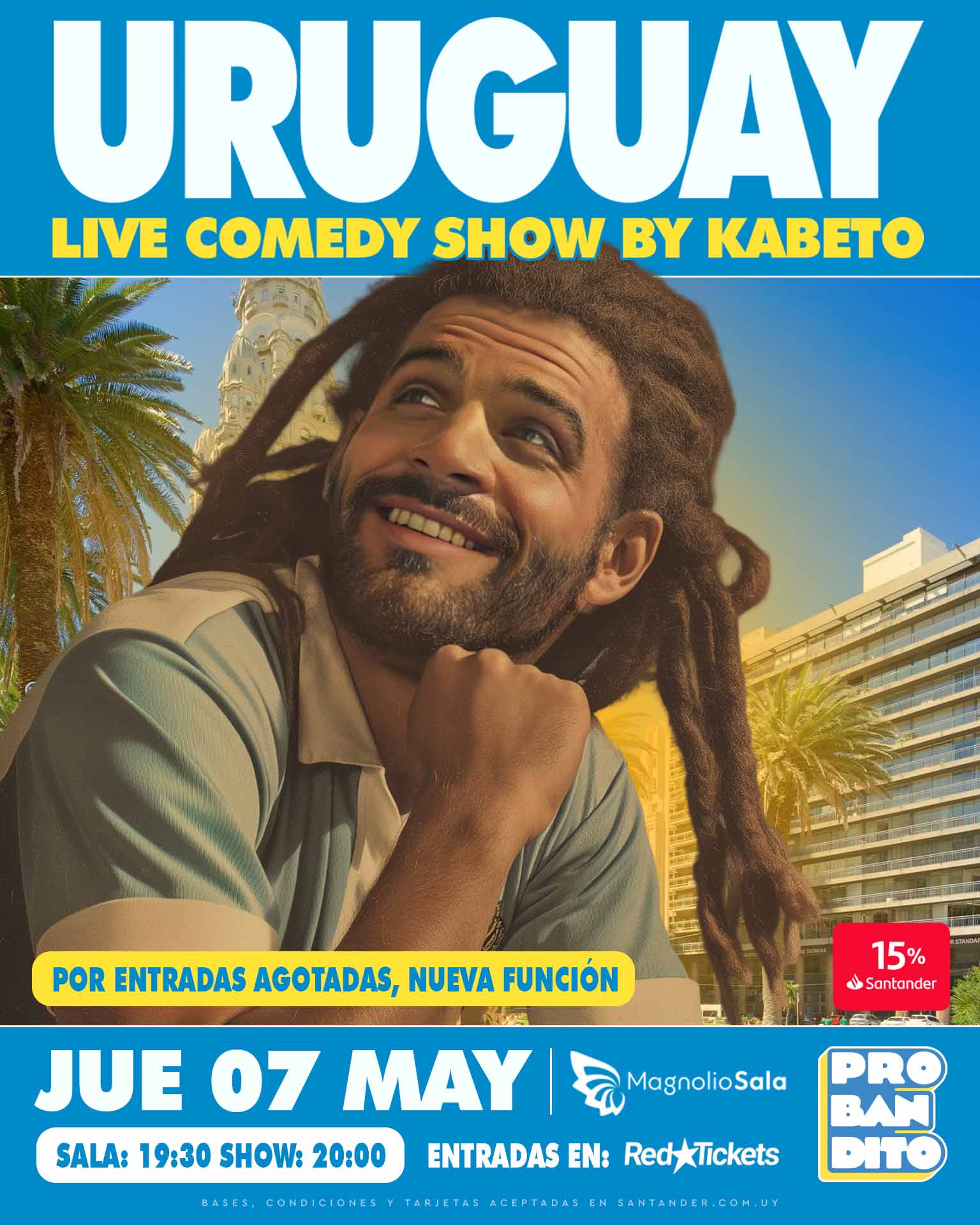 Live Comedy Show By Kabeto - URUGUAY - - en Magnolio Sala