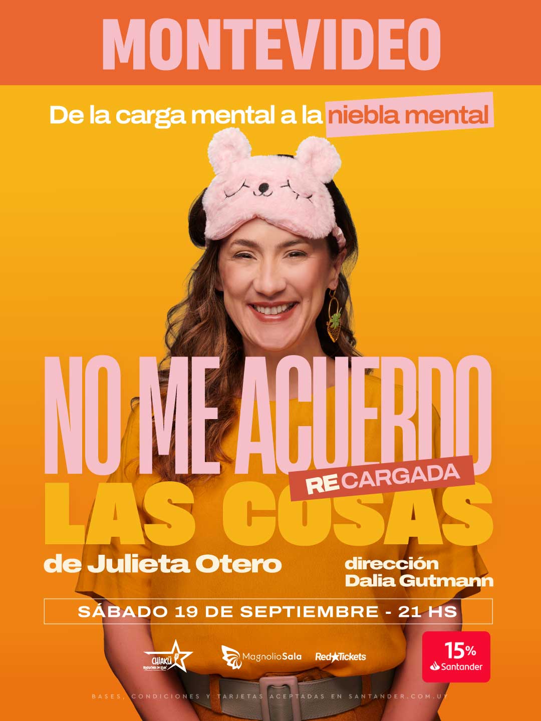 NO ME ACUERDO LAS COSAS de Julieta Otero - - en Magnolio Sala