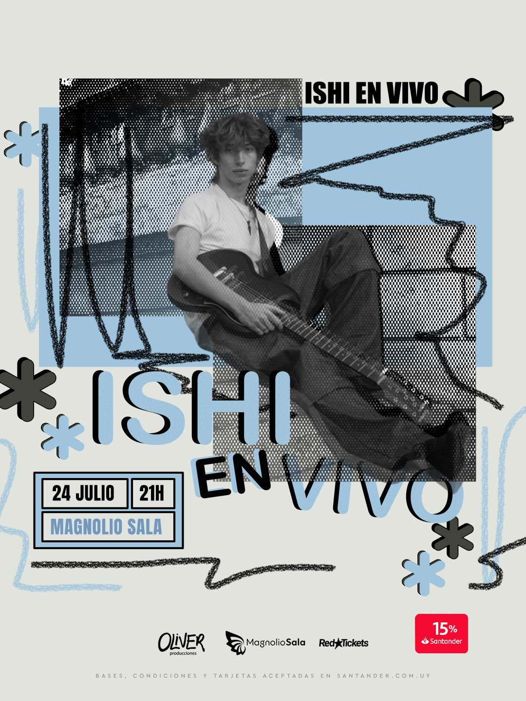 ISHI en vivo - - en Magnolio Sala