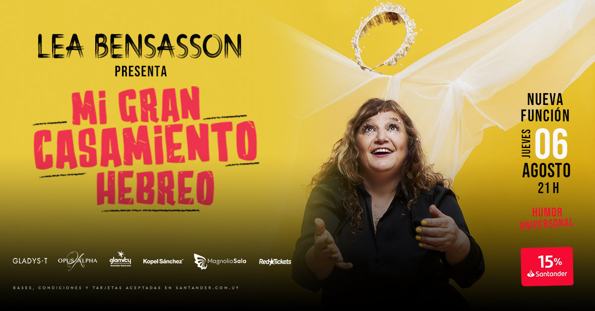 Lea Bensasson: Mi gran casamiento hebreo - Humor unipersonal en Magnolio Sala