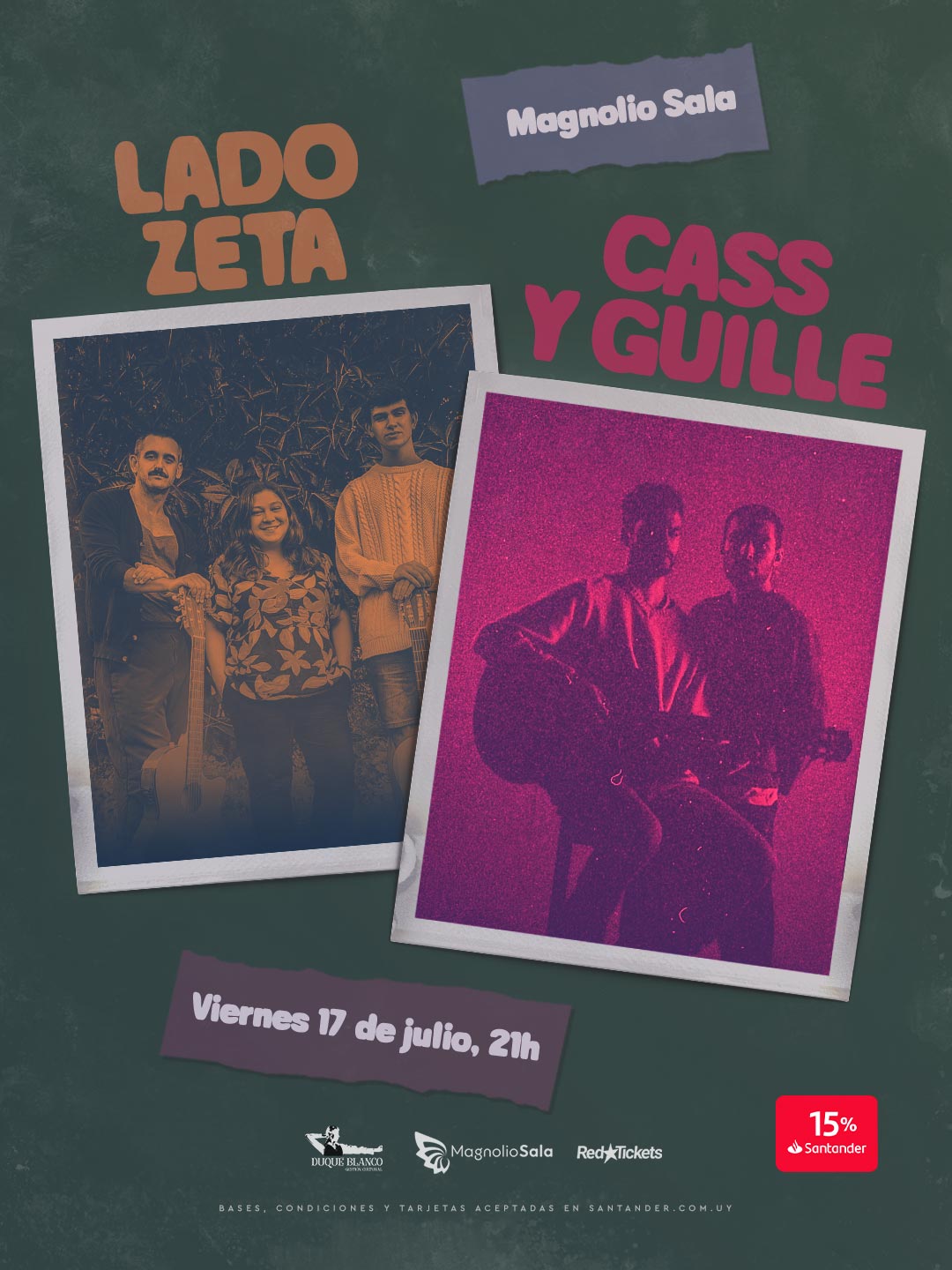 Lado Zeta, Cass y Guille - - en Magnolio Sala