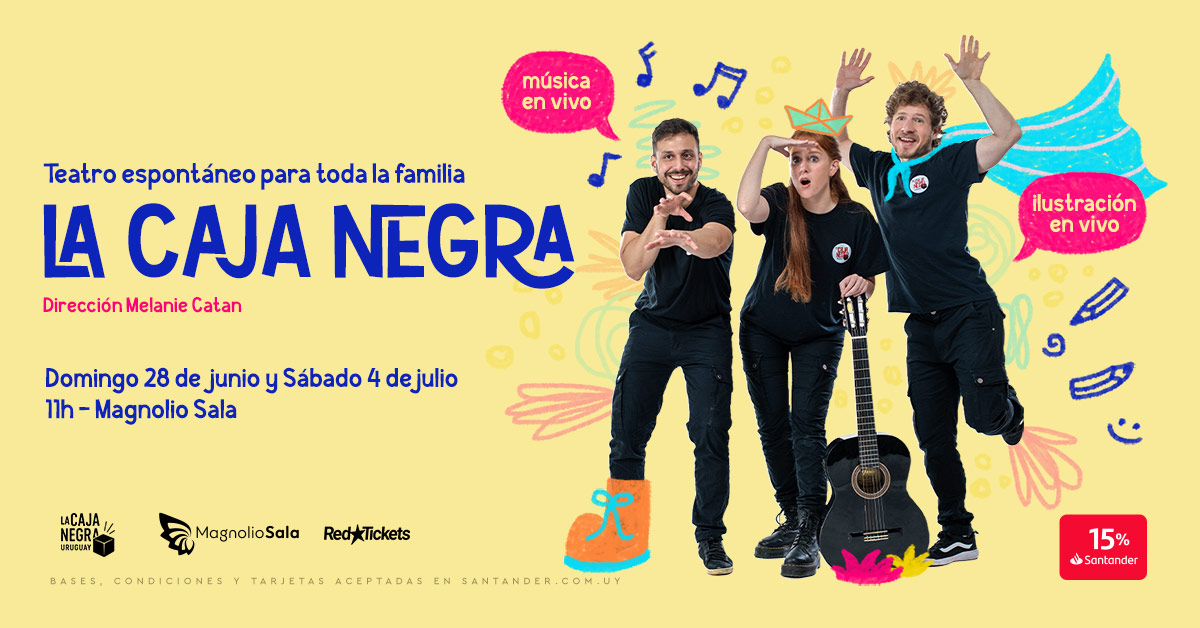 La Caja Negra: Teatro espontáneo para toda la familia - Dirección: Melanie Catan en Magnolio Sala