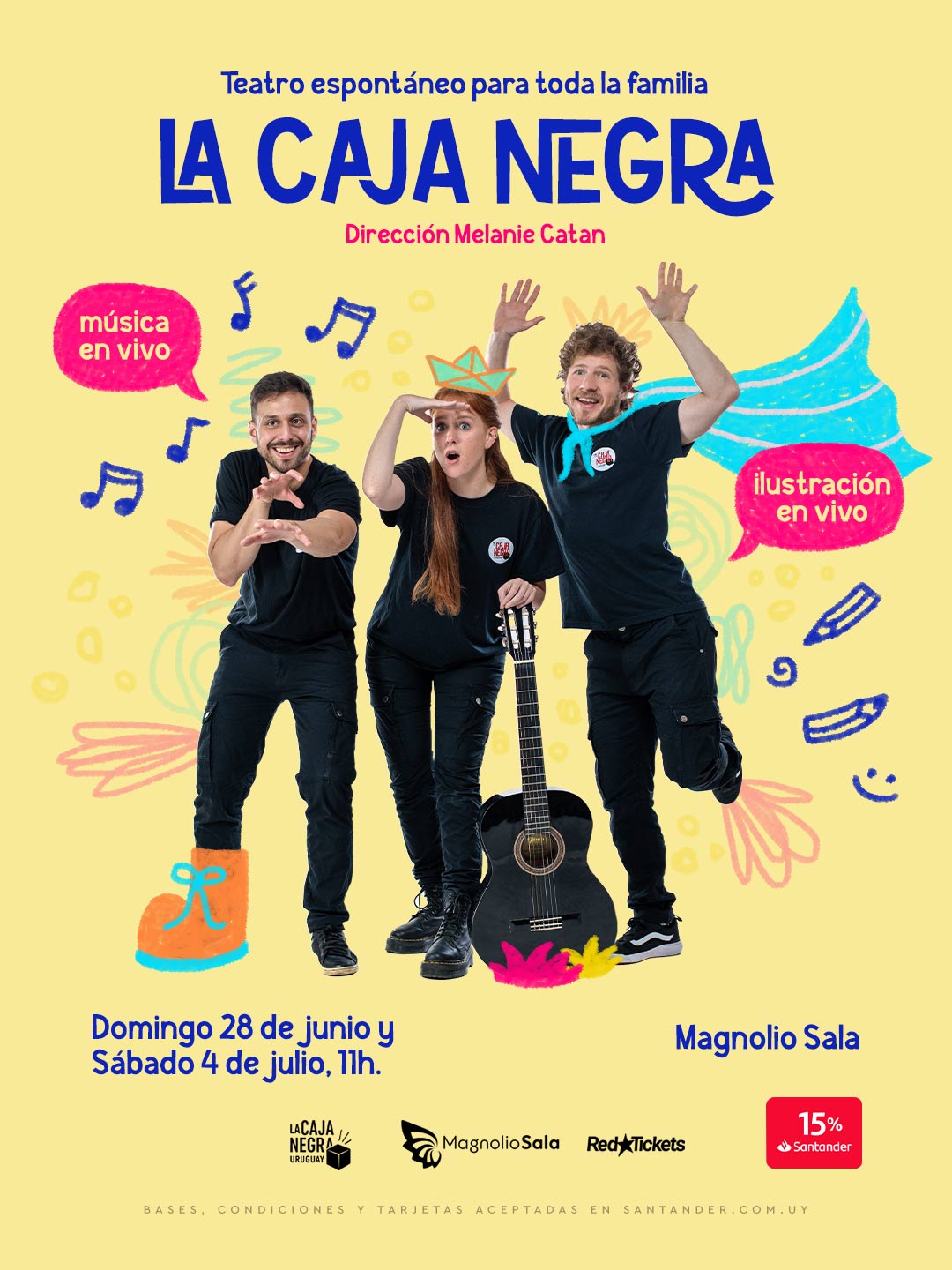 La Caja Negra: Teatro espontáneo para toda la familia - Dirección: Melanie Catan en Magnolio Sala