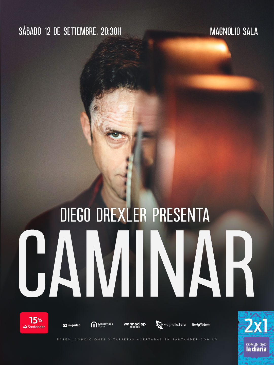 Diego Drexler presenta CAMINAR - - en Magnolio Sala