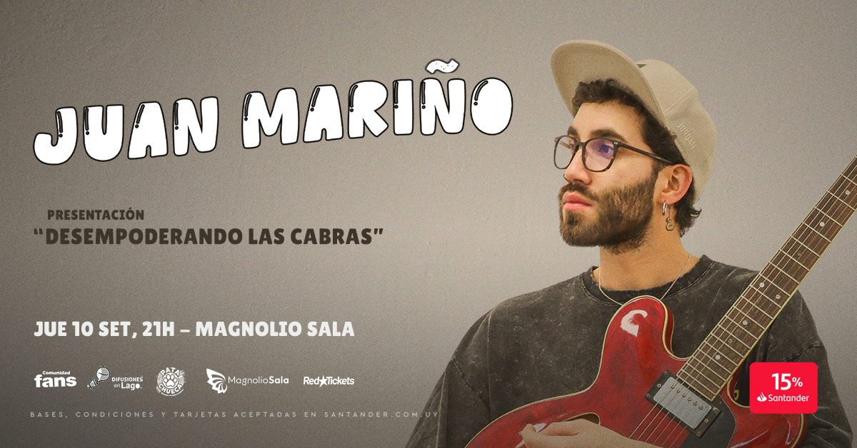 JUAN MARIÑO - Presentación "Desempoderando las cabras" en Magnolio Sala