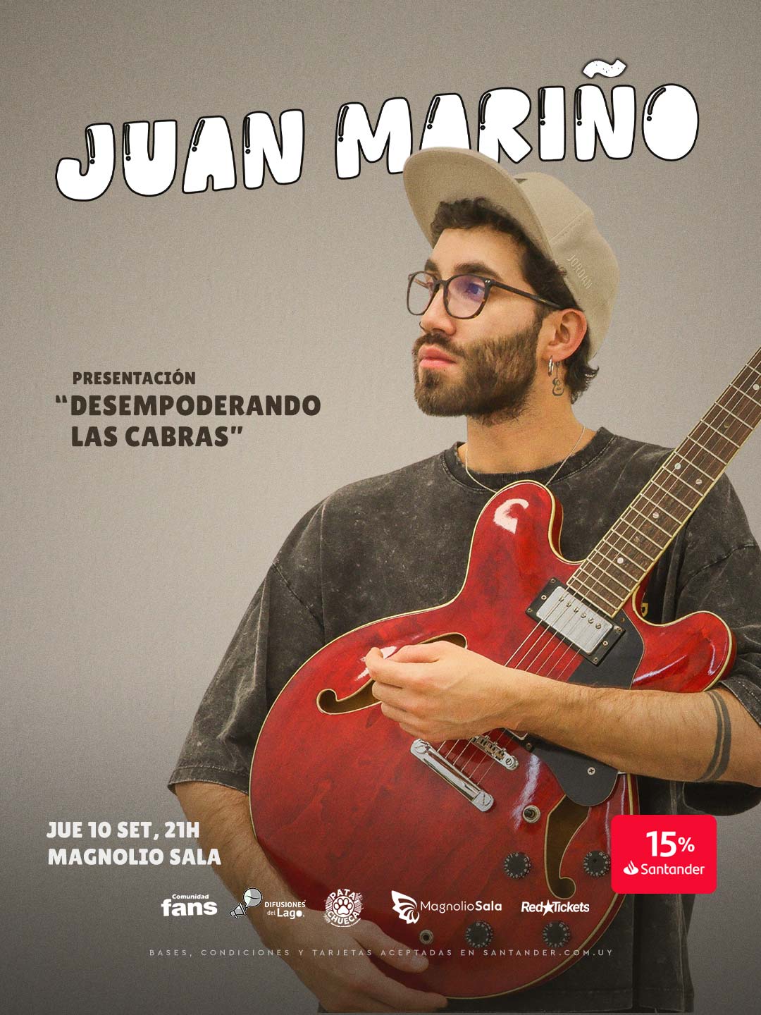 JUAN MARIÑO - Presentación "Desempoderando las cabras" en Magnolio Sala