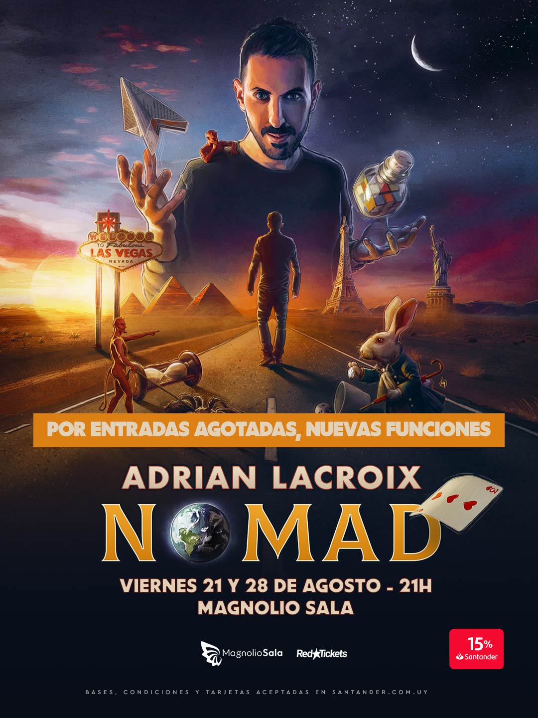 Adrián Lacroix - NOMAD - Ilusionista y mentalista en Magnolio Sala